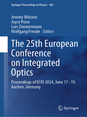 cover image of The 25th European Conference on Integrated Optics